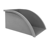 COHEALI Bac Anti-Éclaboussures pour Descente de Gouttière en Plastique Gris Bac de Récupération d'Eau de Pluie Résistant aux Intempéries Grosse Capacité Compatible Jardin et Terrasse