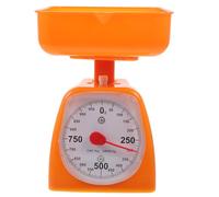 COHEALI Balance Analogique Professionnelle 1 Kg à Cadran Fixe en Plastique, Balance Cuisine Multifonction pour Contrôle des Portions et Expériences de Chimie, Outil de Couleur Aléatoire