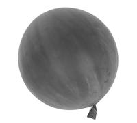 COHEALI Ballon de 130g en Latex Noir Météorologique Professionnel Circulaire pour Levage Stable et Collecte de Données Aériennes, pour Anniversaires et Expériences Scientifiques