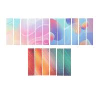 COHEALI Bandes Sensorielles Anti-anxiété 18 Pcs, Autocollants Texturés Apaisants en Papier Léger, Motifs Géométriques Colorés et Diamantés, pour Bureau et Gestion du Stress