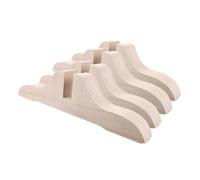 COHEALI Base de Paravent en Bois Beige 4pcs pour Claustra Intérieur, Support de Séparation Stable et Anti-basculement, pour Bureau et Création D’espaces Privés