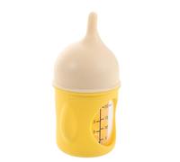COHEALI Biberon pour Chiot Biberon pour Animaux Allaitants en Silicone et Plastique 20ml Jaune, Mini, Anti-Fuite, Portable, pour Chiot et Chaton, la Maison Voyage