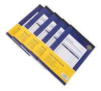 COHEALI Bloc-Notes de Commandes 2 Volets 5 Carnets par Pack Papier sans Bavure Carnet de Reçus d'Entreprise Multi-Usages pour Suivi et Enregistrement des Commandes Professionnelles