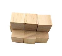 COHEALI Blocs Carrés Pin Naturel 30 Mm Lot 10 Pièces Décoratifs Artisanat Bois Pour Ateliers Créatifs Événements Rustiques Fêtes à Thème