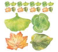 COHEALI Blocs-notes Adhésifs Feuille D’érable 120 Feuilles | Design Nature Inspiré, Papier Résistant à L’encre, Pages pour Carnets et Murs, Usage Office