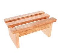 COHEALI Bois pour Maison et Sauna Tabouret Stable et Résistant Pression Support Ergonomique pour Relaxation des Jambes et Massage Réflexologie Adapté Salle de Bain et Spa Pied