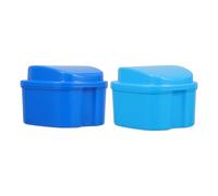 COHEALI Boîte à Dentier avec Couche Filtrante Portable en Pp, Accès Rapide et Facile, Compatible avec Plusieurs Prothèses, pour Déplacements et Usage Quotidien