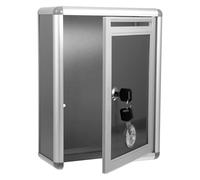 COHEALI Boîte aux Lettres Murale en Acier Épais avec Serrure, Petite Taille, Fixation Murale, Boîte à Suggestions Verrouillable pour Courrier Extérieur Sécurisé et Dépôt de Commentaires