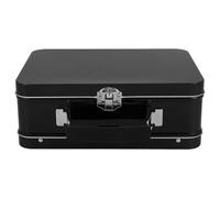 COHEALI Boîte de Rangement en Fer-Blanc avec Serrure et Poignée Boîte Métallique Rectangulaire Vintage 75 MM de Hauteur pour Présents Bureau et Rangement de Petits Accessoires