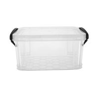 COHEALI Boîte de Rangement Transparente Organisation et Classement Précis en Plastique 1,3l pour Fiches de Recettes et Cartes pour