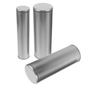 COHEALI Boîte D'extinction de Moxa 3pcs en Fer Blanc Argenté, et Sûre pour Usage Domestique et Bureau, Outil Pratique pour Éteindre les Bâtons de Moxibustion