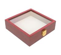 COHEALI Boîte D'ombre Carrée en Bois avec Couvercle Acrylique Transparent, Boîte de Présentation Décorative pour Spécimens D'insectes et Fleurs Séchées, pour Bureaux et Maisons