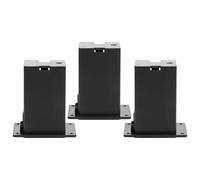 COHEALI Boîtier de Batterie Noir pour Micro de Guitare en Plastique 9v Léger et Pratique, Lot de 3 Pièces pour Accessoires Guitare et Amateurs