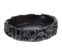 COHEALI Bol à Eau pour Reptiles Décoratif en Résine Résistante pour Repas Confortable et Usage Sécurisé Motif Exquis, pour Gecko et Serpent en Animal de Compagnie