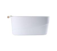 COHEALI Bol de Trempage pour Manucure Blanc, Bol à Main pour Soins des Ongles, Outil Nail Art Professionnel, Récipient Solide pour Salon de Manucure et Usage Domestique, Accessoire Nail