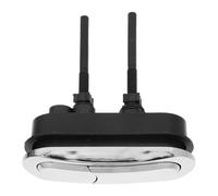 COHEALI Bouton-poussoir de Chasse D'eau Double en Plastique Argenté pour Réservoir de Toilettes, Design Étanche et Ergonomique, pour Salle de Bain