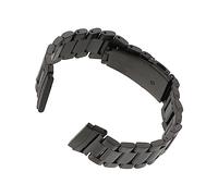 COHEALI Bracelet Montre Acier Inoxydable Compatible Sense Bande Métallique Ajustable Durable et Résistante à Lusure Bracelet de Remplacement Élégant Noir pour Montre Connectée
