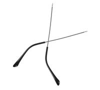 COHEALI Bras de Lunettes Métal de Rechange Confortable et Réparation pour Branches Fines Réduit Pression et Frottements Compatible avec Montures Cassées