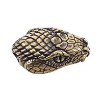COHEALI Breloque Tête de Serpent Vintage Laiton pour Création de Bijoux DIY Pendentif Accessoire Résistant pour Porte-clés Paracorde et Cordons Style Original et Polyvalent