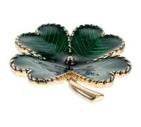 COHEALI Broche Trèfle à Quatre Feuilles Vintage Verte en Alliage Design Clip-on, Accessoire Décoratif Saint-patrick Fêtes Féminines Élégantes