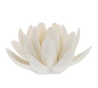 COHEALI Brûleur de Parfum Délicate Collecte de Poussière Fleur de Lotus Blanche en Céramique Décoration Élégante et Traditionnelle pour Chambre ou Bureau