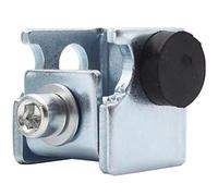 COHEALI Butée de Porte Automatique en Acier Galvanisé Coussinets en Caoutchouc Anti-Collision Limiteur de Mouvement pour Portes Coulissantes Installation par Vis Hexagonales Adapté aux