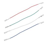 COHEALI Câbles Audio de Remplacement pour Platine Vinyle 4pcs Fils en Cuivre et Pvc, Haute Fidélité et Résistance la Traction, pour Studio de Musique