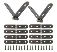 COHEALI Charnières Vintage pour Boîtes Bijoux et Petits Meubles Lot de Paumelles Fer pour Portes de Coffrets et Armoires Charnières Décoratives Élégantes pour Projets de Menuiserie