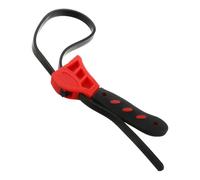 COHEALI Clé à Sangle Réglable Multifonction 15 CM en Caoutchouc Rouge Ouvre-Bouteille et Ouvre-Bocal Pratique Cuisine et Bricolage