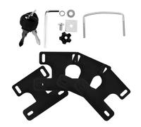 COHEALI Clips de Fixation Robustes Pinces en Fer pour Porte-Bagages 4pcs Noir Sécurisent Bagages pour Barre de Toit de Voiture pour Camping et Voyages