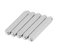 COHEALI Coffret de 5 Poinçons en Acier pour Estampage et Gravure, Tampons à Motifs A2 à A6, Outils de Marquage pour Cuir, Métal et Bois, Kit DIY Artisanat et Maroquinerie