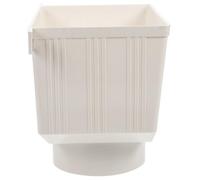 COHEALI Collecteur Eau de Pluie Pvc Blanc Robuste Déviateur D'eau Facile à Installer pour Kit de Gouttières Abri de Jardin