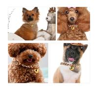 COHEALI Collier à Clochette pour Animaux Portable en Aluminium et Cuivre | Surface Lisse, sans Bavure, Marche Extérieure Sûre, pour Chat et Chien