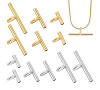 COHEALI Convertisseurs de Broches en Métal pour Bijoux Lot de 12 Pièces Adaptateurs Universels pour Pendentifs et Épingles Accessoire Léger et Compact pour Création de Bijoux