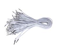 COHEALI Cordon Barbelé Élastique 50Pcs Cordes Rondes Extensibles Élastiques avec Barbes en Métal Masque De Fixation Barbelé pour Fabrication De Reliure De Livre Rallonges D'artisanat