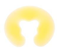 COHEALI Coussin Facial de Salon en Silicone Couleur Chair, Oreiller de Massage Spa de U, Appui-tête Ergonomique pour Visage et Nuque, Coussin de Relaxation Professionnel Solide