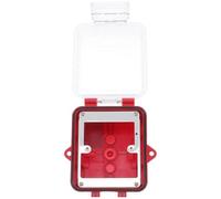 COHEALI Couvercle Étanche pour Bouton Alarme Manuelle Protecteur Robuste pour Bouton Arrêt Urgence Protection Complète Compatible System Sensor Sap-mfs Usage Extérieur Résistant