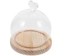 COHEALI Couvercle pour Durables Verre Borosilicaté en Fleurs Plateau | Mini Décoration, Usage Cocktail et Dégustation, Compatible Réfrigérateur, Léger et Facile à Nettoyer