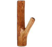 COHEALI Crochet Mural Adhésif en Bois Vintage, Décoratif Marron | Perçage, Résistance à L’usure la Casse, pour Cuisines et Hôtels, Style Ancien