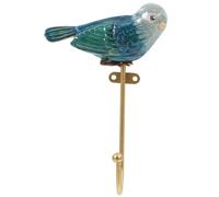 COHEALI Crochet Mural Métal Forme Oiseau Décoratif Robuste pour Manteaux Serviettes Clés Patère Pratique et Design Vintage Vert