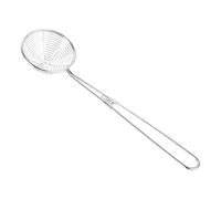 COHEALI Cuillère Acier Inoxydable Passoire Cuisine Grosse Capacité Multifonction pour Filtrer Aliments Petits Fruits Usage Domestique et Salons de Thé Argenté