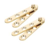 COHEALI de Charnières Pivotantes Invisibles en Cuivre Lot de 2 Paires Charnières Élégantes Bruit pour Portes et Fenêtres pour Meubles et Armoires