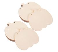 COHEALI Découpes de Citrouille en Bois Brut à Suspendre Lot de 20 Pièces 15 CM Formes Vierges pour Loisirs Créatifs D’Automne Décoration DIY Halloween et Thanksgiving Fournitures de