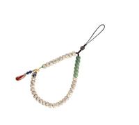 COHEALI Dragonne Pour Téléphone Portable Perles Rétro Chinoises, Courte Et Élégante, Corde Suspendre Pratique, Bracelet Tour De Poignet, Couleur Naturelle, Pour Randonnée Et Sport