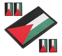 COHEALI Écussons Brodés Drapeau Palestine Fermeture Auto-agrippante en Polyester Lot de 5 pour Paquet à Dos et Vêtements Lors de Voyages ou Sports