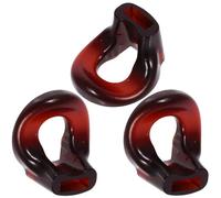 COHEALI Embouchure de Flûte en Résine Accessoire Pratique pour Flûte Résistante à Déformation Aide Soufflante Marron Résistante à Déformation sans Bavures pour Débutants et Professionnels