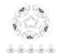 COHEALI Embouts de Boucles D'oreilles Fermoirs Confortables et Sécurisés Lot de 10 en Silicone Transparent pour Créateurs de Bijoux et Artisans de Boucles D'oreilles