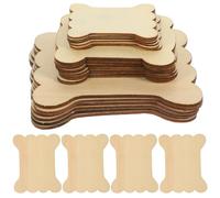 COHEALI Enrouleur de bobine de fil à broder, 18 pièces, support de tressage, cartes de fil de bois, outils d'enroulement de fil de broderie, outils d'enroulement de fil en bois marron clair