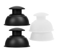 COHEALI Ensemble de Ventouses de Massage en Silicone 4 Pièces, Appareil de Massage Corporel pour Soulager la Fatigue et Promouvoir la Santé Globale