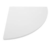 COHEALI Étagère d'angle en PVC Blanche pour Salle de Bain et Balcon Forte Capacité de Charge et Design Simple pour Rangement Pratique